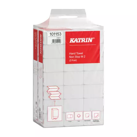 Katrin Käsipyyhe Z-taitto säkki 21pkt - Käsipaperit - 6414301101153 - 1