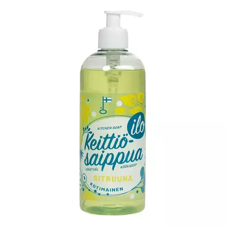 Ilo Keittiösaippua 500ml Sitruuna - Käsisaippuat - 6419642340803 - 1
