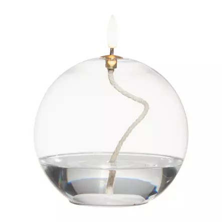 3D LED Lasipallo öljylamppu 12cm - LED-kynttilät - 6410416499833 - 2