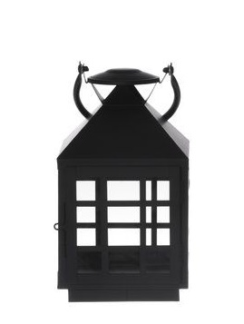 Musta lyhty 25cm - Ulkolyhdyt - 6410416191423 - 2