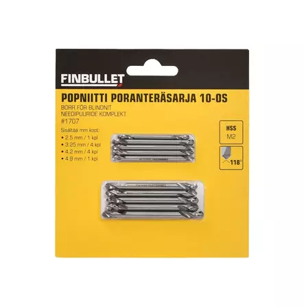 popniitti poranter=C3=A4sarja hss finbullet - Poranteräsarjat - 6430017703283 - 1