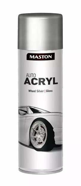 AUTO ACRYL SILVER WHEEL 500ML - Spraymaalit - 6412490025083 - 1