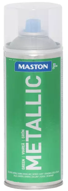 SPRAYMAALI METALLIC VIHREÄ 400ML MASTON - Spraymaalit - 6412492108173 - 1