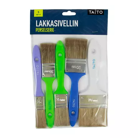 LAKKASIVELLIN 5KPL PSS - Pensselisarjat - 6416096019743 - 1