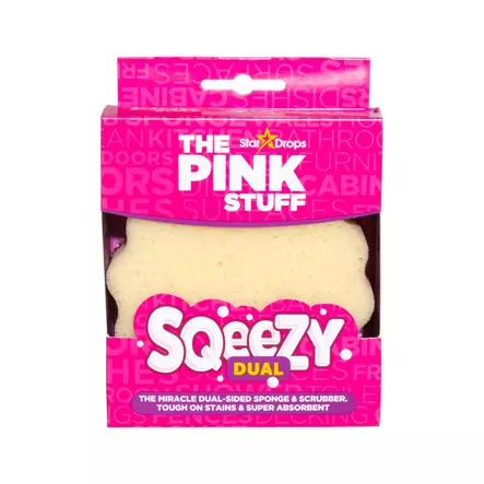 The Pink Stuff Sqeezy Dual Scrubber sien - Hankaussienet ja ihmesienet - 5060033823453 - 1