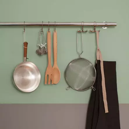 VAATETANKO 25x1000mm Kromattu teräs 2200 HABO - Pienkalusteet ja pöydät - 7317900043963 - 2