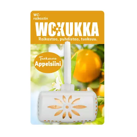 WC-KUKKA APPELSIINI RAIKASTIN - Huonetuoksut ja ilmanraikastimet - 6412203102513 - 1