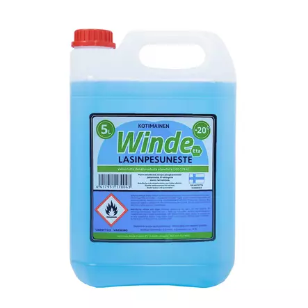 Winde Tuulilasinpesuneste -20°C 5 L - Lasinpesunesteet - 6417951170043 - 1