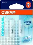 12V 2W POLTTIMO 2W/W2 OSRAM ORIGINAL 2KPL/PKT - Polttimot ja polttimotarvikkeet - 4050300925783 - 2