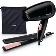 Philips matkasetti hiustenkuivain ja suoristinrauta - Hiustenhoitolaitteet ja kotiparturit - 8710103694663 - 1