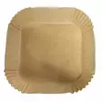 Ilmafriteerauskeittimen suojapaperi 50kpl/pkt 16 x 16cm Airfryer - Airfryer silikonisuojat ja suojapaperit - 6438159896153 - 3