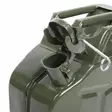 Metallin bensakanisteri jerrykannu vihre=C3=A4 armeija - Polttoainekanisterit - 6438168112633 - 3