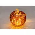 Kurpitsa LED-valoilla särölasi oranssi - Valohahmot ja valokoristeet - 6410416588513 - 3
