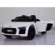 LASTEN SÄHKÖAUTO AUDI R8 VALKOINEN - Leluajoneuvot - 6438014202563 - 2
