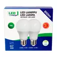 Led lamppu E27 A60 9W 810lm 4000K 2kpl - Lamput E27 kanta - 6418536031193 - 2