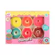 leikkiruoat donitsi 6kpl leikkidonitsit - Kotileikit - 6410416154343 - 1