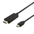 MINI DISPLAYPORT-HDMI-KAAPELI 2m 4k@30Hz - Audio- ja videokaapelit - 7333048051363 - 1