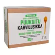 PUUKUITU KAHVILUSIKKA 100KPL / 13CM - Kertakäyttöaterimet - 6430077240193 - 1