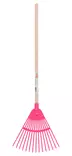 Play Harava puuvarrella 73 cm pinkki - Haravat - 6410413297593 - 1