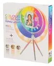 RENGASVALO SELFIE VALO LED 20CM Tripod jalusta 6xRGB värit - Puhelimet ja puhelintarvikkeet - 6410416066813 - 5