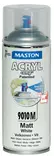SPRAYMAALI MATTA VALKOINEN ACRYLCOMP 9010 400ml MASTON - Spraymaalit - 6412490023133 - 1
