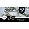 ULKOVALOSARJA LED 40Led Kylmä valkoinen - Valosarjat verkkovirta - 6438159119443 - 1