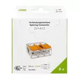 Wago 3-Nap liitin 8 kpl 6mm2 - Pistorasiat, haaroittimet ja kytkimet - 4066966001693 - 1