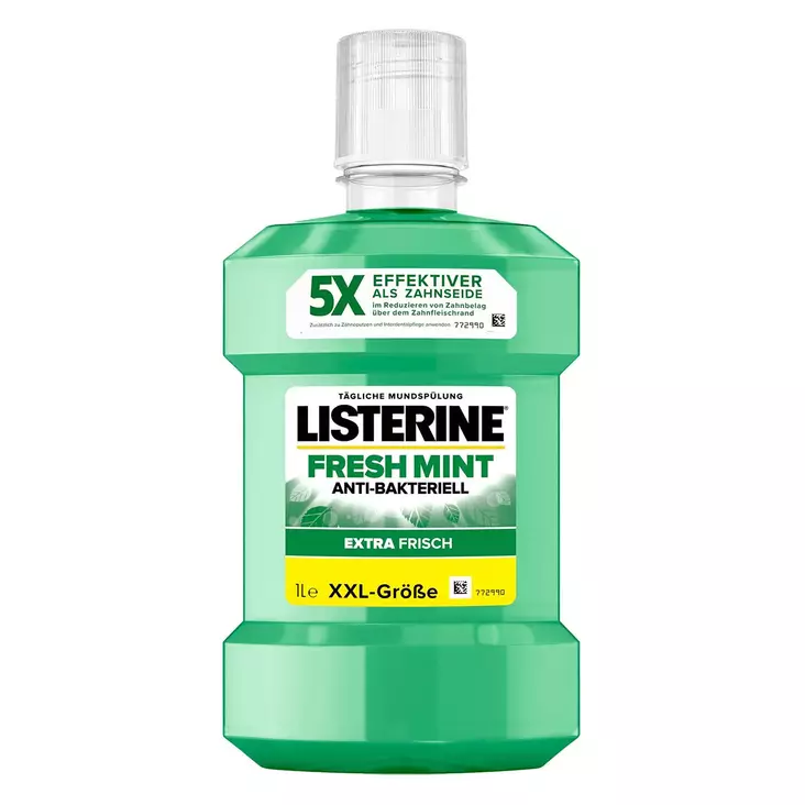 Listerine Suuvesi 1 L Fresh Mint Extra - Suuvedet - 3574661731063 - 1
