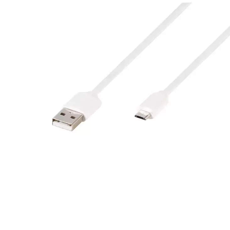 Micro-USB kaapeli 1.2m Valkoinen - Puhelimet ja puhelintarvikkeet - 4008928626773 - 1