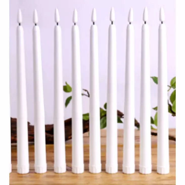 Antiikkikynttilä led 2kpl/pkt 3D valkoinen - LED-kynttilät - 6438159990233 - 1