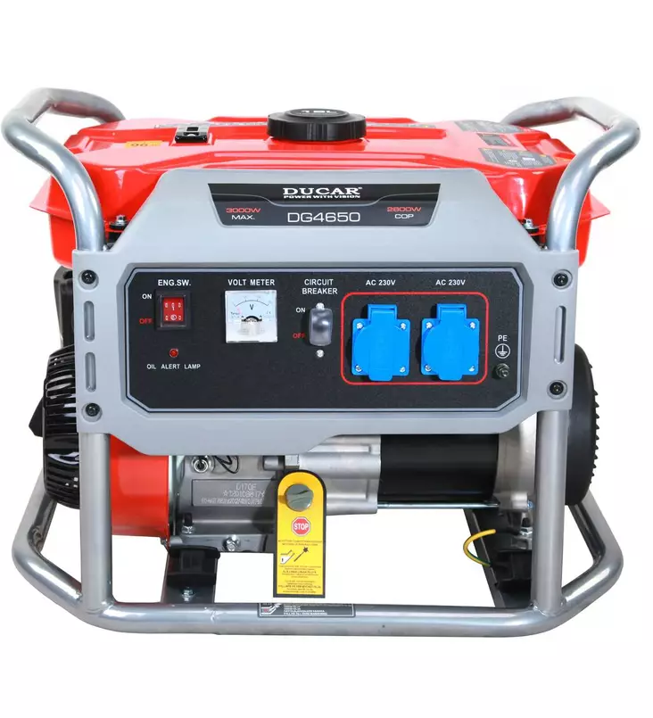 AGGREGAATTI 2800W DUCAR DG4650 - Bensiini aggregaatit - 6438014182803 - 1