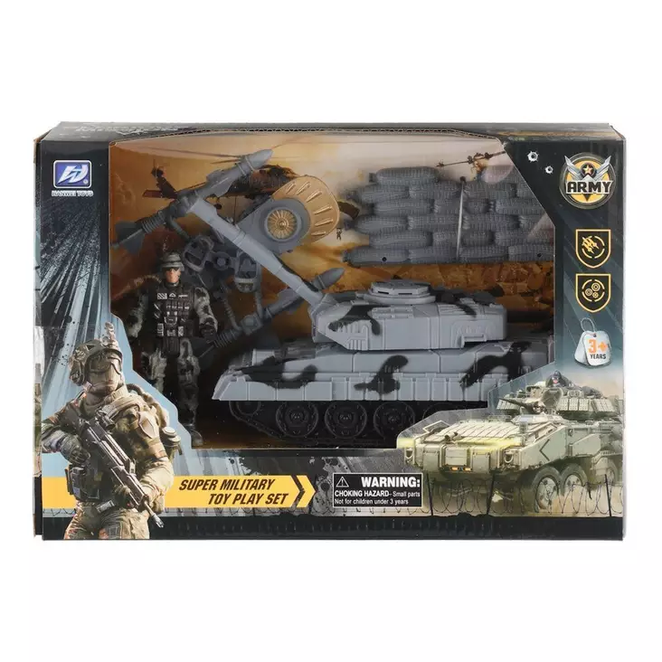 Armeija leikkisetti - Leikkipyssyt ja leikkiaseet - 6410416304113 - 1