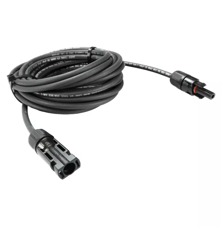 Aurinkopaneelin virtakaapeli 6mm² 10m sis.liittimet - Lataussäätimet ja kaapelit - 6438168097503 - 1