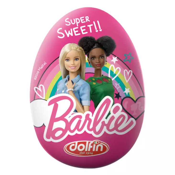 Barbie Yllätyssuklaamuna 110g - Suklaamunat ja pääsiäisherkut - 8002267016673 - 1