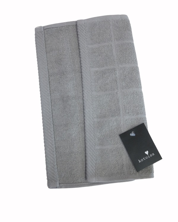 tummanharmaa k=C3=A4sipyyhe 30x50cm - Kylpypyyhkeet ja käsipyyhkeet - 6438159909013 - 1