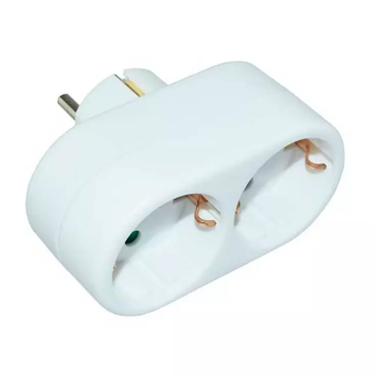 HAAROITUSKOSKETIN 2-OSAINEN MAADOITETTU SCHUKO - Pistorasiat, haaroittimet ja kytkimet - 6438140940063 - 1