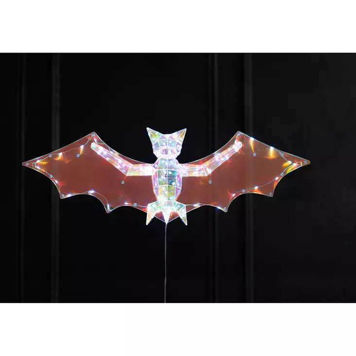 Halloween lepakko 60 microLED - Halloween koristeet ja -tarvikkeet - 6410416567723 - 1