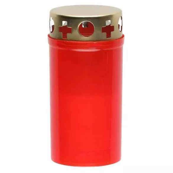 Hautakynttilä punainen 36h - Hautakynttilät - 6410416165493 - 1