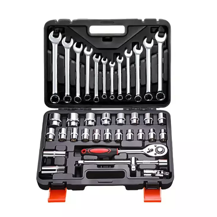 Hylsysarja ja lenkkisarja salkussa. - Hylsysarjat ja työkalusarjat - 6438168119373 - 1