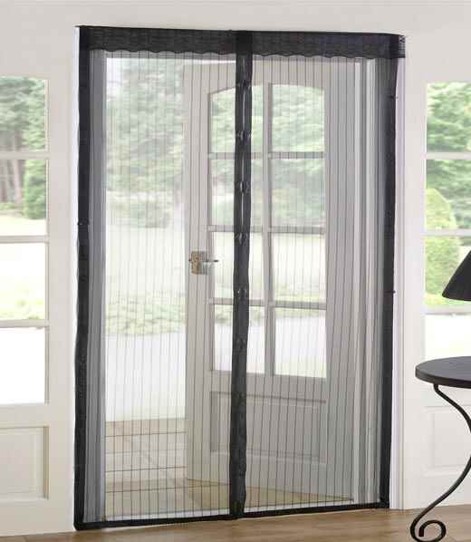 Hyttysverho/oviverho 100 x 200cm magneetilla - Hyönteisverkot ja oviverhot - 6438168087023 - 1