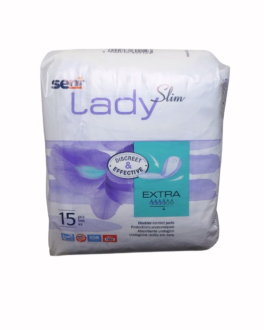 Virtsankarkailusuoja Seni Lady extra 15kpl - Inkontinenssisuojat ja aikuisten vaipat - 5900516699123 - 1