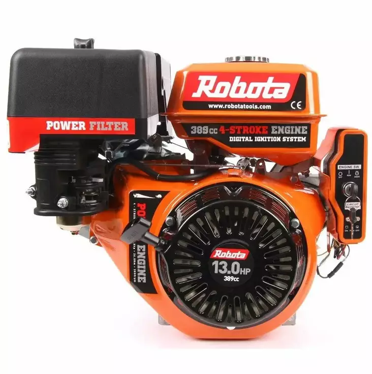 Irtomoottori E389 13hp 4-tahti Robota - Vaaka-akseli irtomoottorit - 6438212120003 - 1