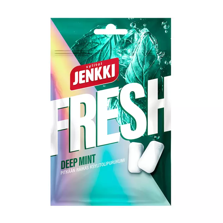 Jenkki Fres purukumi Deep Mint 35 g - Makeiset ja naposteltavat - 6420256433973 - 1