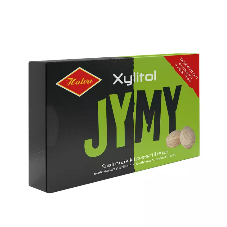 Halva Jymy xylitol salmiakkipastilli 30g - Makeiset ja naposteltavat - 6420900002043 - 1