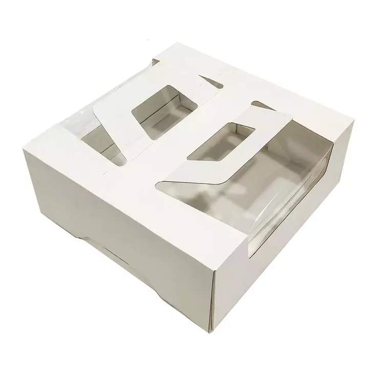 KAKKULAATIKKO 2KPL 30x30x12 cm Rosa - Kertakäyttötarjoiluvadit ja tarjottimet - 6418055066003 - 1