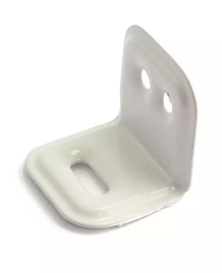 KALUSTEKULMA 30x30mm VALKOINEN HABO - Naulauslevyt ja kulmalevyt - 7317900076343 - 1