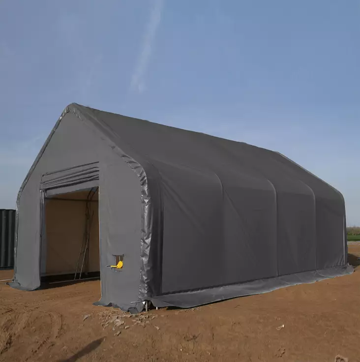 Kalustohalli Ranch Premium 59,5m2 9,76 x 6,1 x 4,88m 900g/m2 - Kalustohallit - 6438014246253 - 1