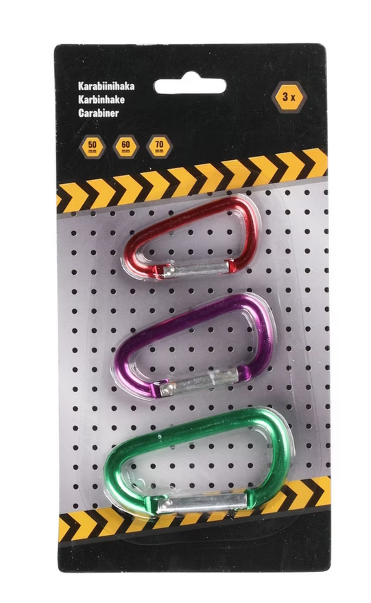 karabiinihaka tavaroiden ripustaminen rinkkaan - Kiinnityshaat ja salvat - 6410413273443 - 1