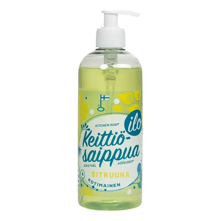 Ilo Keittiösaippua 500ml Sitruuna - Käsisaippuat - 6419642340803 - 1