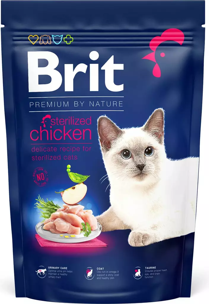 KISSANRUOKA BRIT PREMIUM CAT steriloiduille 300G - Kissanruoat ja herkut - 8595602552993 - 1